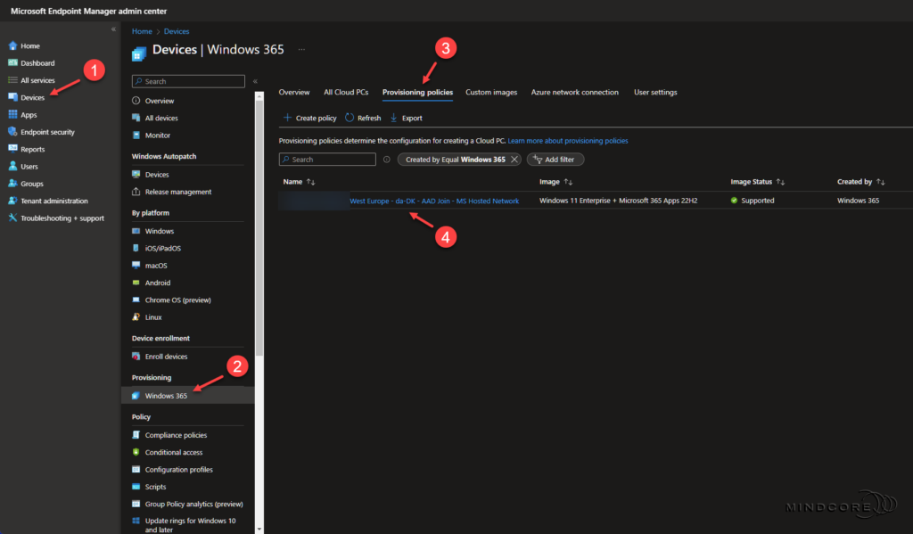 Microsoft Intune - Azure region