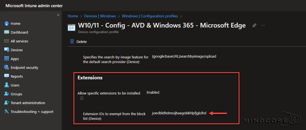Microsoft Intune - Security Baseline