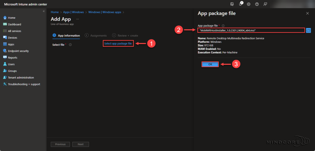 Microsoft Intune - App deployment