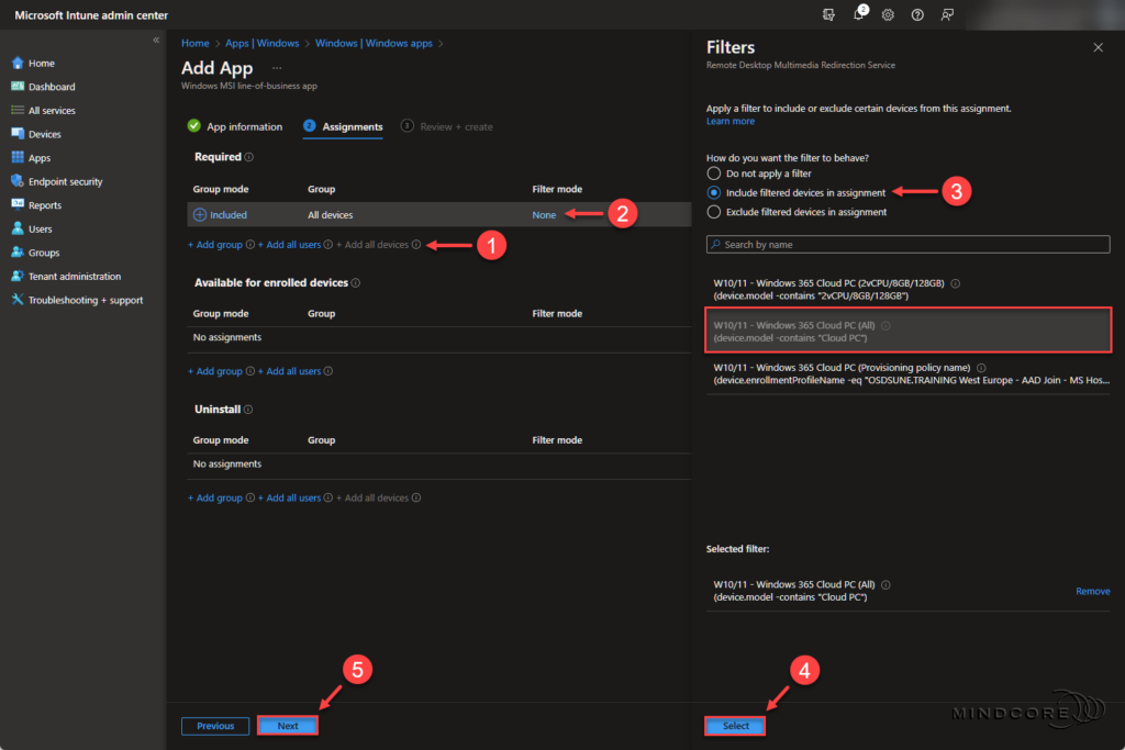 Microsoft Intune - App deployment