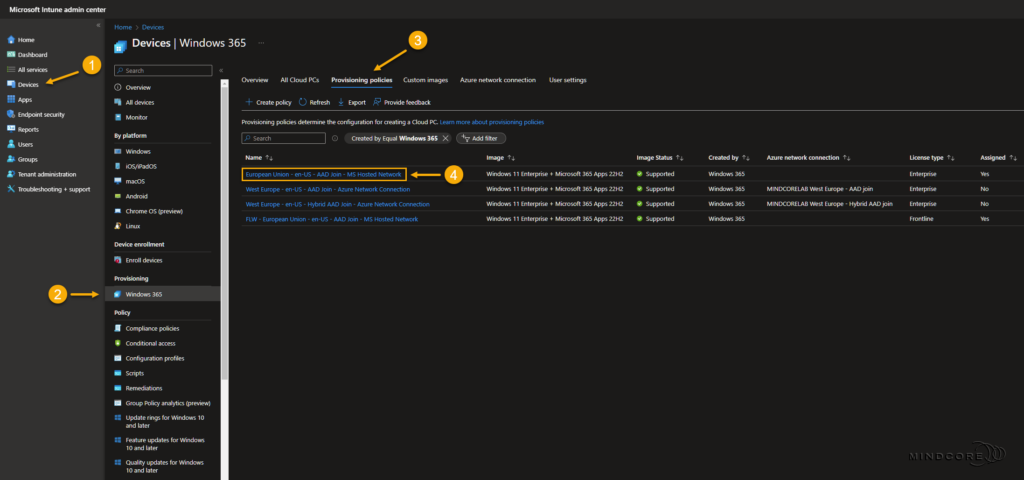 Move Cloud PCs to a new Azure Region